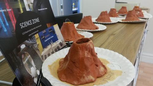 Clay Volcanoes and fun Eruptions activity